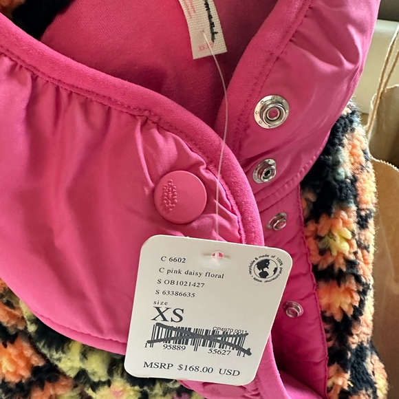 Free People Hit The Slopes Printed Fleece Jacket - Picture 10 of 10